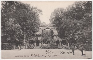 MUO-033958: Beč - Schönbrunn; Rimske iskopine: razglednica