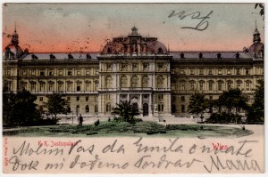 MUO-008745/144: Beč -  Palača pravde: razglednica