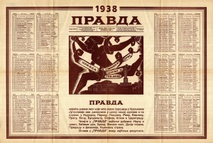 MUO-021208: PRAVDA 1938: kalendar
