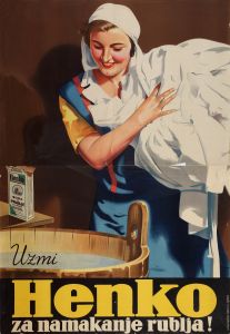 MUO-019960: Uzmi HENKO za namakanje rublja!: plakat