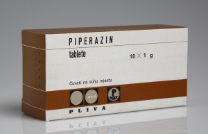 MUO-055727: Pliva Piperazin: kutija