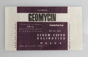 MUO-055717/13: Pliva Geomycin: etiketa