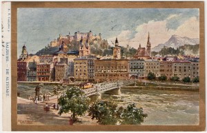 MUO-034843: Austrija - Salzburg; Stari grad: razglednica