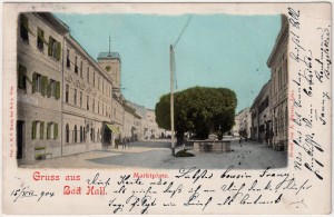 MUO-034792: Austrija - Bad Hall; Marktplatz: razglednica