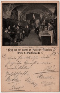 MUO-034752: Beč - Vinski podrum Baron di Pauli'schen: razglednica