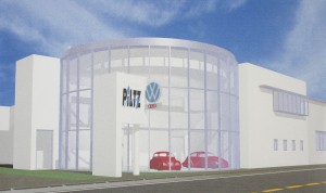 MUO-057498/02: Poslovno-servisna zgrada Volkswagen - Audi Piltz, Avedikstrasse 29-33, Beč: arhitektonski crtež