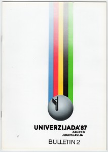 MUO-018233/03: Universiade '87 Zagreb Yugoslavia: brošura