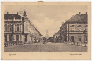 MUO-008745/1719: Bjelovar - Zagrebačka ulica: razglednica