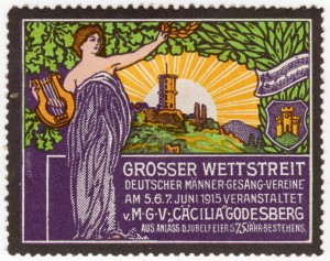 MUO-026125: Grosser Wettstreit Deutscher Männer Gesang Vereine...: poštanska marka