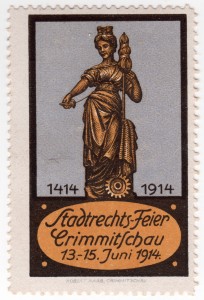 MUO-026194/02: Stadtrechts-Feier Crimmitschau 13.-15. Juni 1914.: poštanska marka