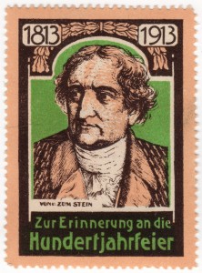 MUO-026169/09: 1813 1913 Zur Erinnerung an die Hundertjahrfeier; Heinrich Friedrich Karl vom und zum Stein: poštanska marka