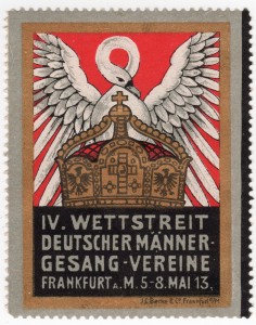 MUO-026164: IV. Wettstreit Deutscher Männer Gesang Vereine: poštanska marka