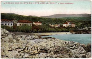 MUO-008745/988: Novi Vinodolski - Kupalište i hotel Lisanj: razglednica