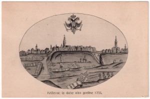 MUO-008745/1682: Križevci - Grafika iz 1755.: razglednica