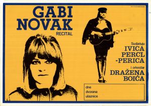 MUO-052378: Gabi Novak - recital: plakat