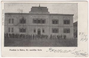 MUO-032552: Bakar - Nautika (Nautička škola): razglednica
