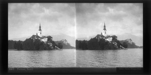 MUO-039580: Bledsko jezero s otokom: fotografija