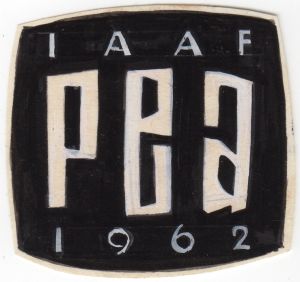 MUO-054549/24: PEA 1962 Beograd: predložak : logotip