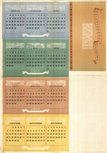 MUO-021561: 1952 FOLKLOR JUGOSLAVIJE: kalendar