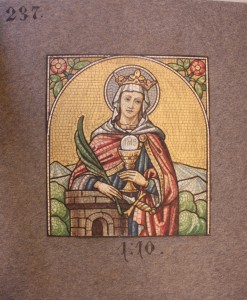 MUO-036368: Sv. Barbara: skica za mozaik