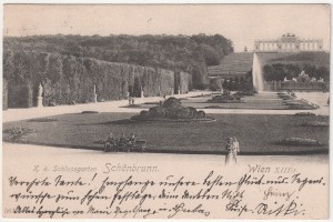 MUO-033961: Beč - Schönbrunn; Park: razglednica