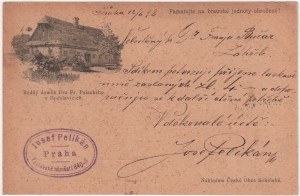 MUO-008745/491: Hodslavice- Rodna kuća Palackeho: razglednica