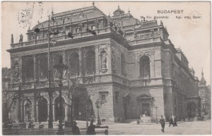MUO-008745/855: Budimpešta - Opera: razglednica