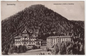MUO-034810: Austrija - Semmering; Hotel: razglednica