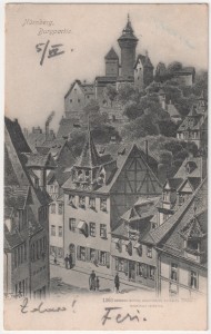 MUO-008745/1294: Nürnberg - Burgpartie: razglednica