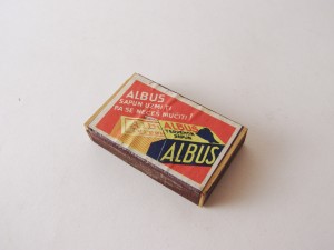MUO-021622: ALBUS sapun: kutija za šibice
