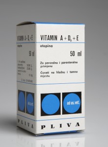 MUO-055742/02: Pliva Vitamin A + D3 + E: kutija