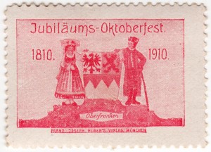 MUO-026083/11: Jubiläums - Oktoberfest 1810 - 1910 Oberfranken: poštanska marka