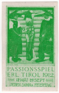 MUO-026133/11: Passionsspiel erl. Tirol 1912.: poštanska marka