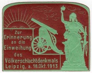 MUO-026115/01: Zur Erinnerung an die Einweihung des Völkerschlachtdenkmals Leipzig: marka