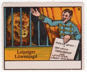 MUO-026126/09: Leipziger Löwenjagd: poštanska marka