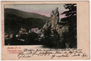 MUO-034211: Baden kod Beča - Helenenthal: razglednica