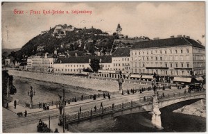 MUO-037845: Graz - Franz Karl Brücke: razglednica