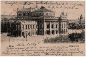 MUO-037810: Beč - Burgtheater: razglednica