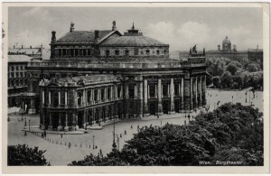 MUO-036026: Austrija - Beč; Burgtheater: razglednica