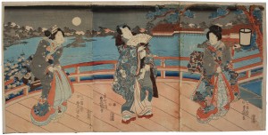 MUO-025255: Samuraj i dvije gejše: grafika