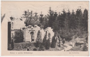MUO-008745/1309: Lavov - Ruine u parku: razglednica
