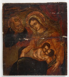 MUO-025647: Sv. obitelj s Ivanom Krstiteljem: slika