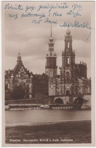 MUO-008745/622: Dresden- Georgentor: razglednica