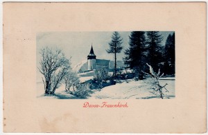 MUO-008745/354: Švicarska - Davos; Bogorodičina crkva: razglednica