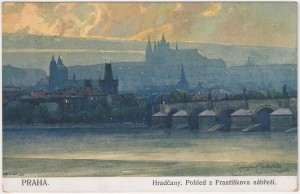 MUO-008745/493: Prag - Pogled s Františekove nabreži: razglednica