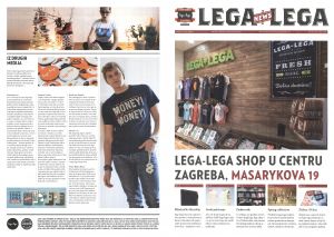 MUO-052728: Lega lega news: Lega-Lega shop u centru Zagreba, Masarykova 19: novine