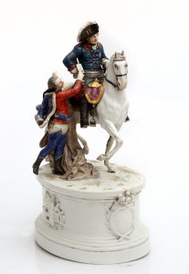MUO-031985: Friedrich II. Veliki na konju s generalom von Zietenom: figura
