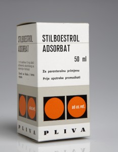 MUO-055729/02: Pliva Stilboestrol Adsorbat: kutija