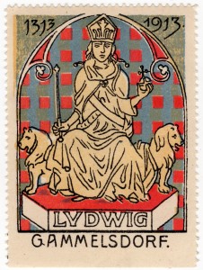 MUO-026179: 1313 1913 Ludwig Gammelsdorf: poštanska marka