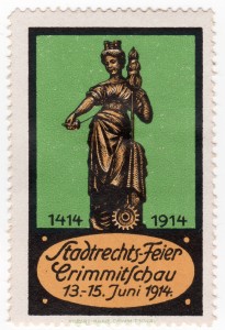 MUO-026147: 1414 1914 Stadtrechts-Feier Crimmitschau: poštanska marka